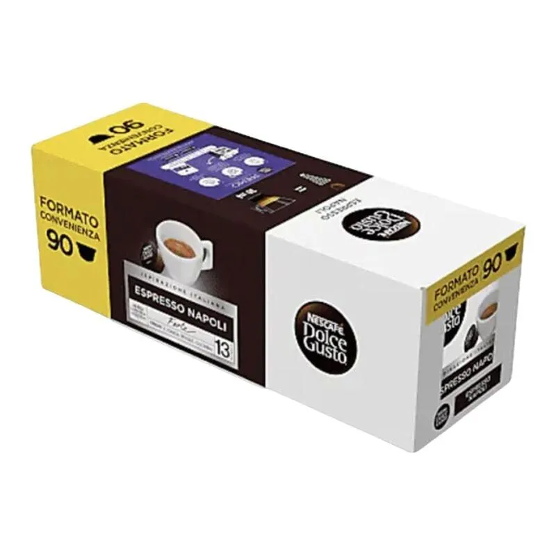Cafea, Nescafe, Dolce Gusto, Espresso Napoli, 90 capsule