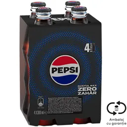 Bautura racoritoare carbogazoasa cu aroma de cola, cu indulcitori 4x300ml