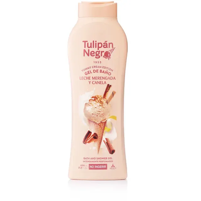 Gel de dus Tulipan Negro, milk shake, 650 ml