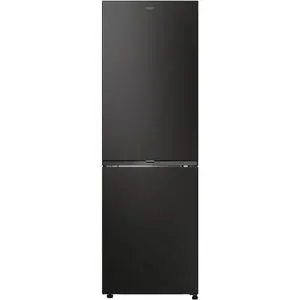 Combina frigorifica CANDY ECN4CQTEB186, Total No Frost, 355 l, H 185 cm, Clasa E, Wi-Fi, negru