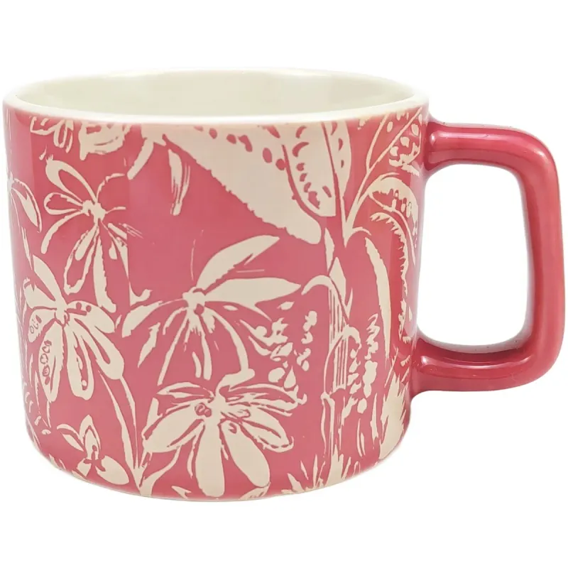 Cana Actuel Jumbo, portelan, 350 ml, decor roz