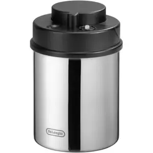 Recipient cu vidare pentru cafea DELONGHI DLSC063, argintiu-negru