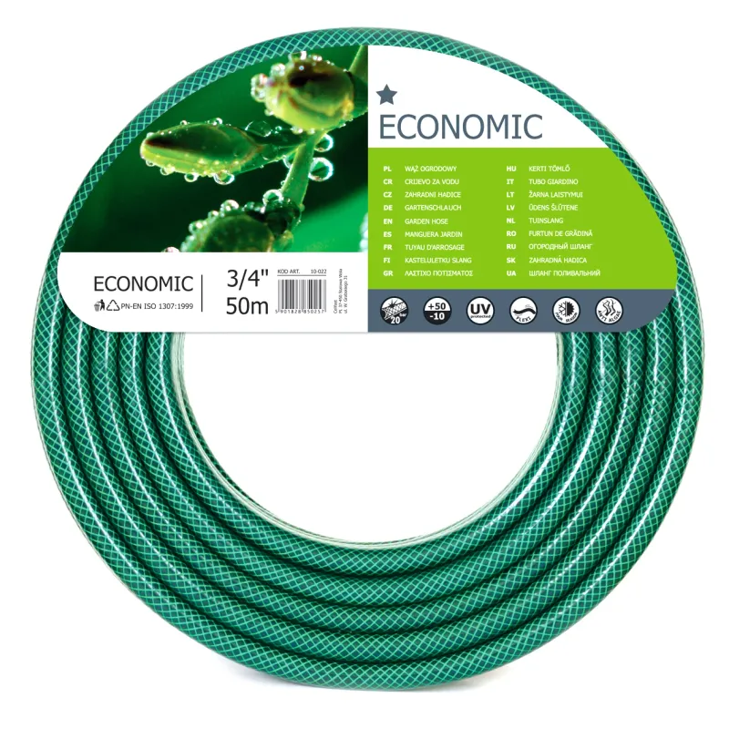 Furtun de gradina, pentru apa, Economic, 19 mm, rola 50 m | Dedeman
