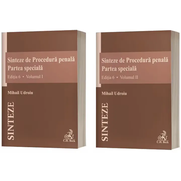 Sinteze de procedura penala. Partea speciala (vol. i + vol. ii), Mihail Udroiu