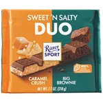 Ciocolata cu lapte cu caramel sarat si brownie Sweet 'n Salty Duo 218g