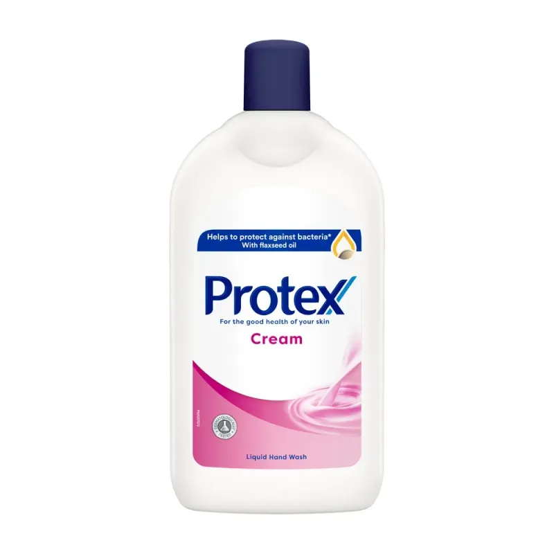 Rezerva de sapun lichid cu ingredient natural antibacterian Protex Cream, 700ml