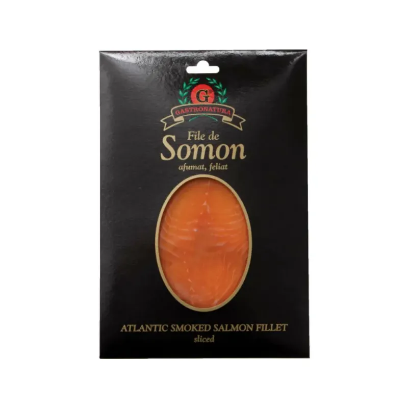 Somon file afumat Gastronatura, 100 g