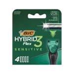 4 rezerve pentru aparatul de ras BIC Flex3 Sensitive
