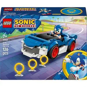 LEGO Sonic The Hedgehog: Speedster Lightning 77117, 7 ani+, 126 piese