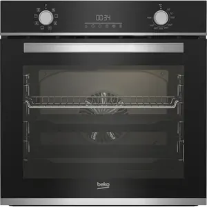 Cuptor incorporabil BEKO BBIM13300XM, Electric, Autocuratare SteamShine, 72 l, Clasa A, negru
