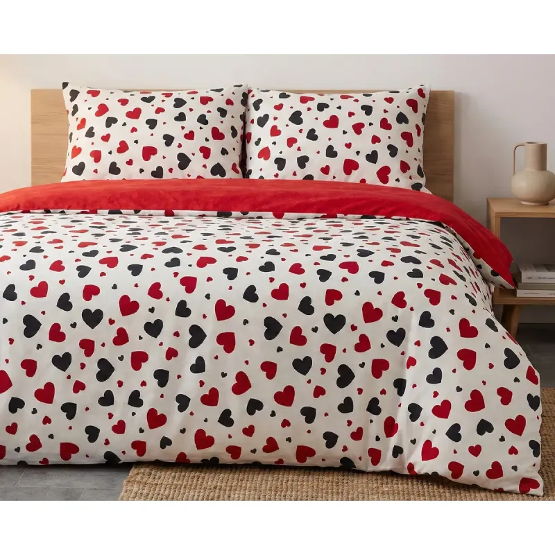 Lenjerie de pat Ralex, 200 x 230 cm, 4 piese, diverse modele, diverse culori