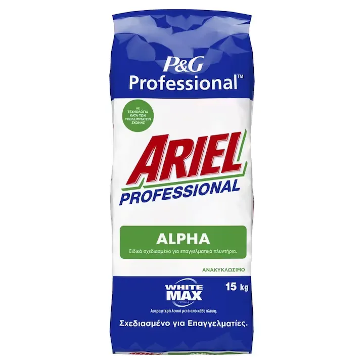Detergent de rufe, Ariel, Professional Alpha, 15kg