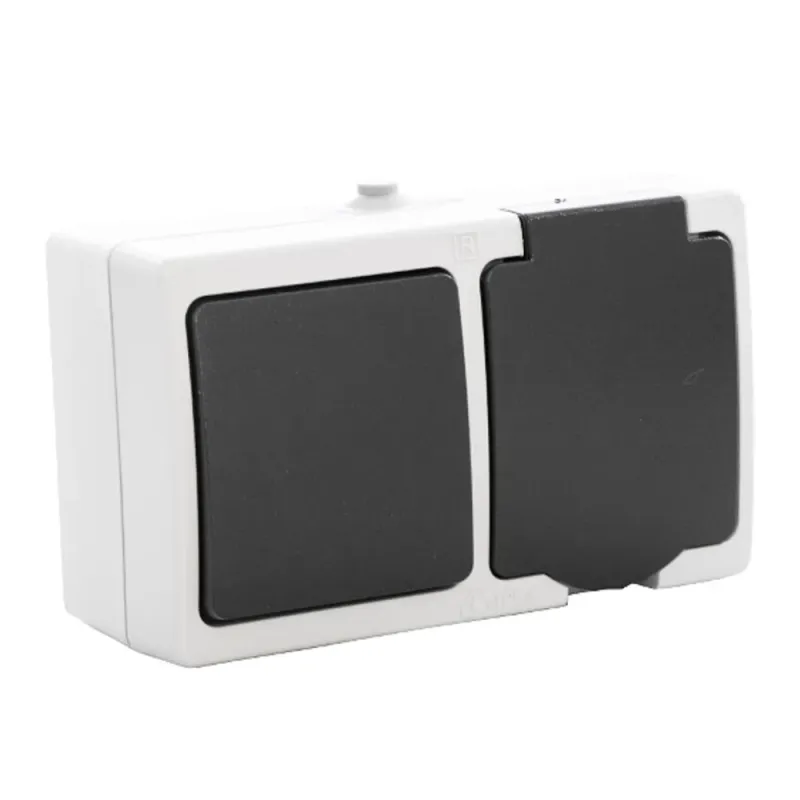 Priza Schuko cu intrerupator IP 54, 230v