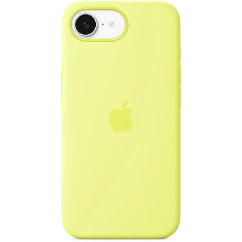 Husa telefon APPLE iPhone 16e Silicone Case - Neon Yellow, MGYW4ZM/A