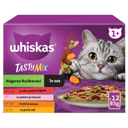 Hrana umeda pentru pisici Alegerea Bucatarului in sos 12x85g