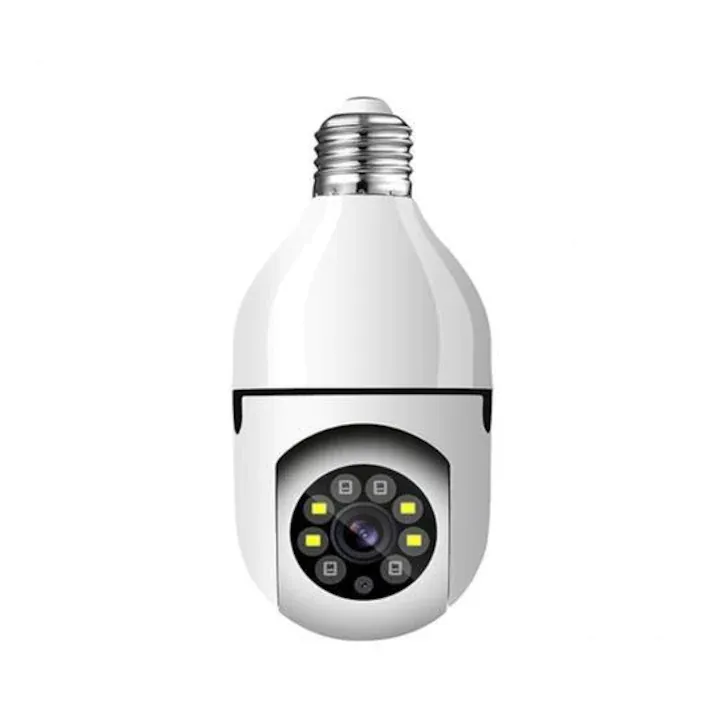 Camera de Supraveghere IP 360° WI-FI DELINY, tip Bec, HD, cu Aplicatie pe Mobil