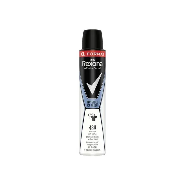 Deodorant spray Rexona Invisible Ice Fresh, 200 ml