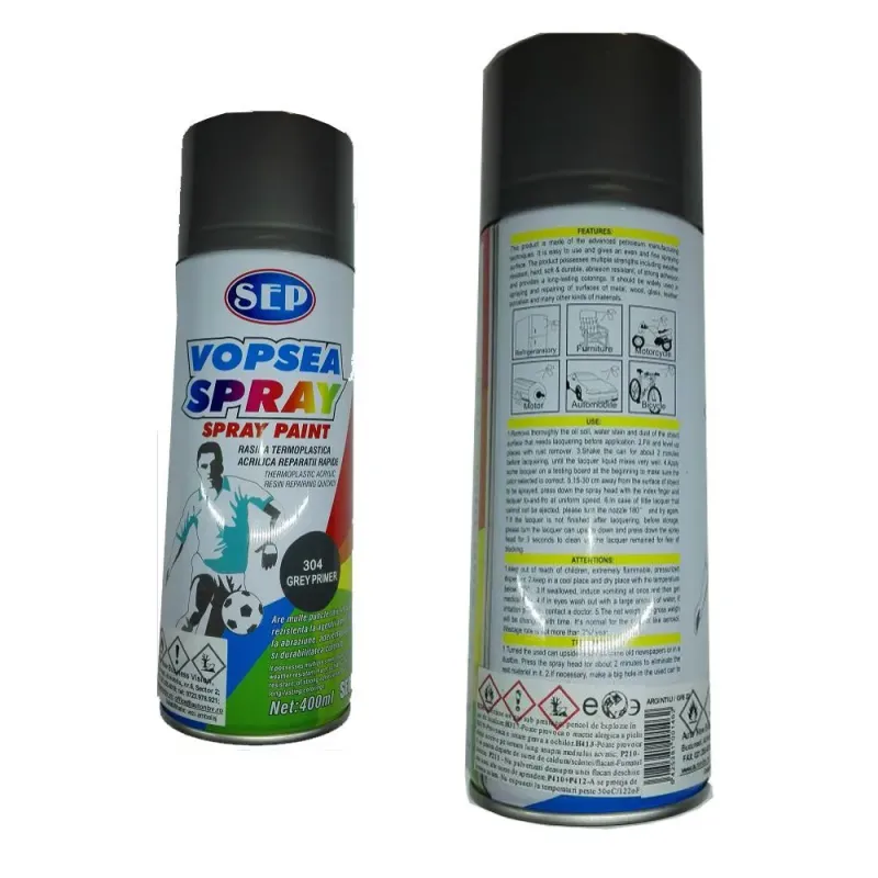 Vopsea nemetalizata, argintiu, 400 ml