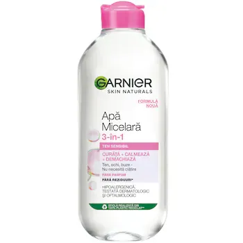Apa micelara Garnier Skin Naturals pentru ten sensibil, 400 ml