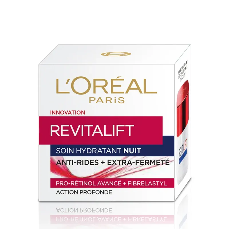 Crema antirid pentru fata L'Oreal Paris Revitalift de noapte 50 ml