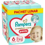 Scutece-Chilotel Pampers Premium Care Pants XXL Box, Marimea 6, 13kg-19kg, 93 buc
