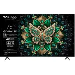 TCL QD-MiniLed 75C6K, 189 cm, Smart Google TV, 4K Ultra HD, 100Hz, Clasa F (Model 2025)