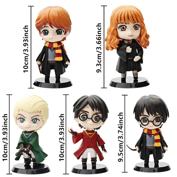 Set de 6 Figurine, Harry Potter, Multicolor