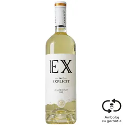 Vin alb sec Chardonnay 0.75L