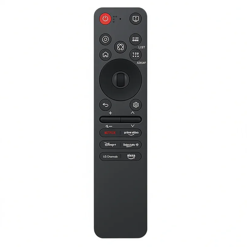 Telecomanda de Inlocuire pentru LG Smart TV, Compatibila cu Modele 2020–2026, Butoane Dedicat Netflix si Prime Video, Design Ergonomi, Negru