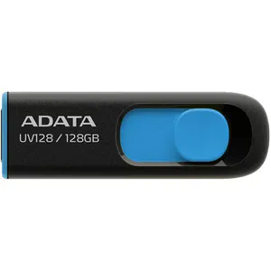 Memorie USB ADATA UV128, 128GB, USB 3.2 Gen1, negru-albastru