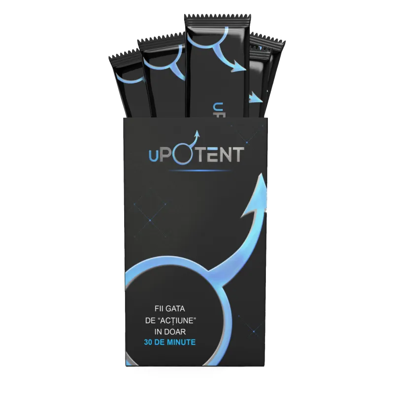 Supliment miere pentru potenta si ejaculare precoce, UPotent, 5 x Plicuri, 10g