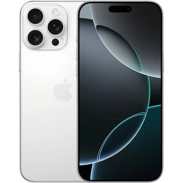 Apple iPhone 16 Pro Max, 512GB, 5G, White Titanium