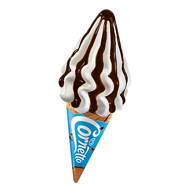 Inghetata Cornetto king cone cu vanilie, 260 ml
