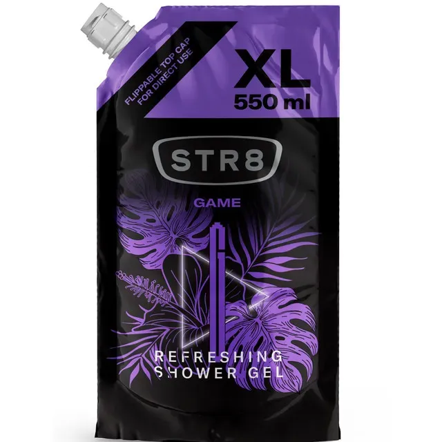 Rezerva gel de dus STR8 Game, 550 ml