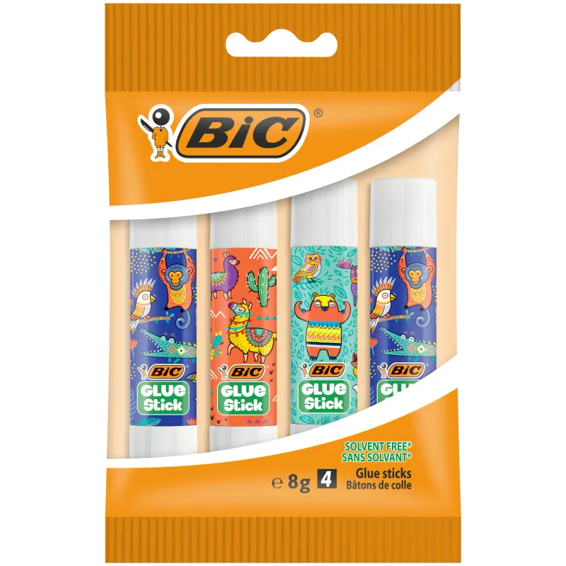 Lipici solid BIC ECO DECO 8g, 4 bucati