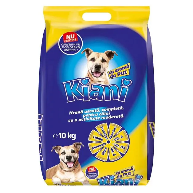 Kiani Hrana Uscata cu Aroma de Pui Talie M/L 10 Kg