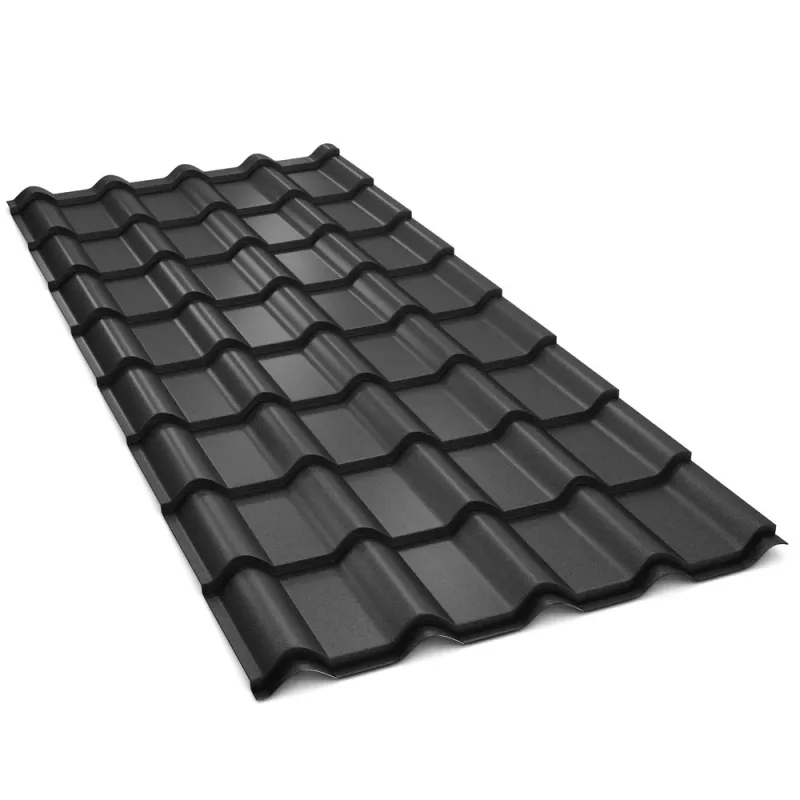 Tigla metalica Bilka Balcanic, negru mat (RAL 9005), 2930 x 1180 x 0.5 mm