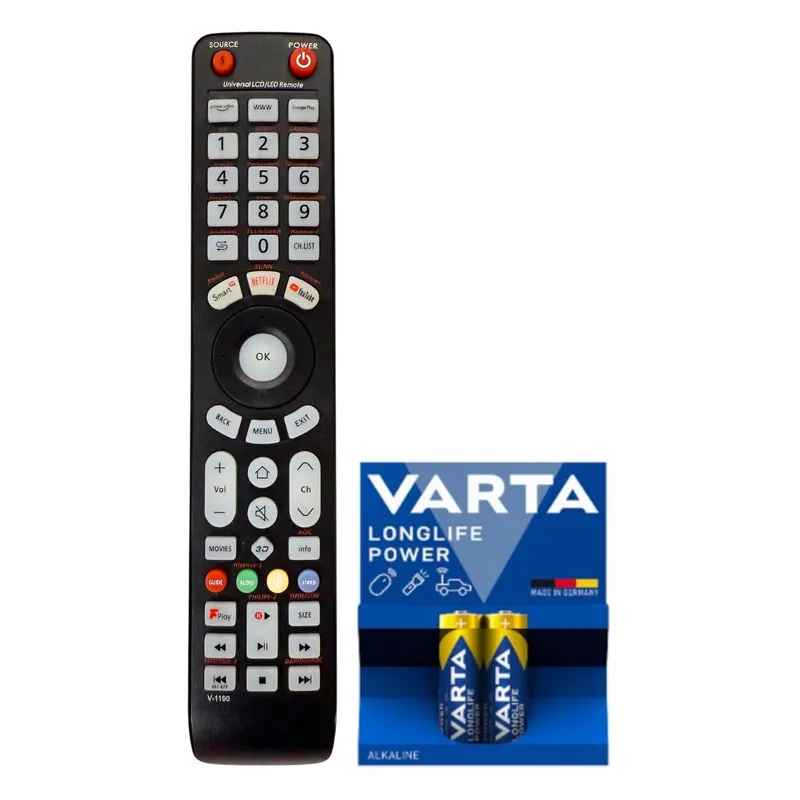Telecomanda Universala Smart Multi Brand, Buton Netflix, YouTube, Prime Video, Google, V-1190
