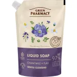 Rezerva sapun lichid Green Pharmacy Musetel si ulei de in, 460 ml