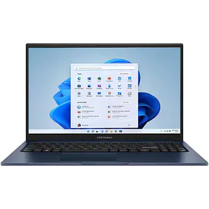 Laptop ASUS VivoBook 15 R1504VA-BQ111W, Intel Core i3-1315U pana la 4.5GHz, 15.6" Full HD, 8GB, SSD 512GB, Intel UHD Graphics, Windows 11 Home, Quiet Blue