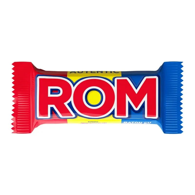 Baton de ciocolata Rom Autentic, crema cu rom, 30 g