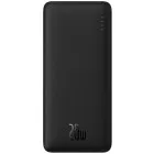 Baterie externa Baseus Airpow 10000 mAh, 1x USB-C, 1x USB, 20W, Black