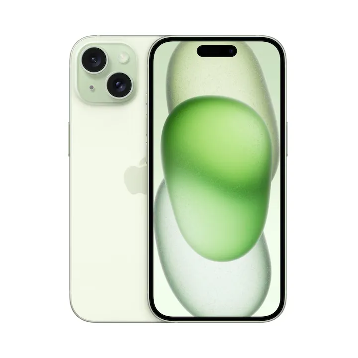 Apple iPhone 15, independent de card, 512 GB, 5G, verde