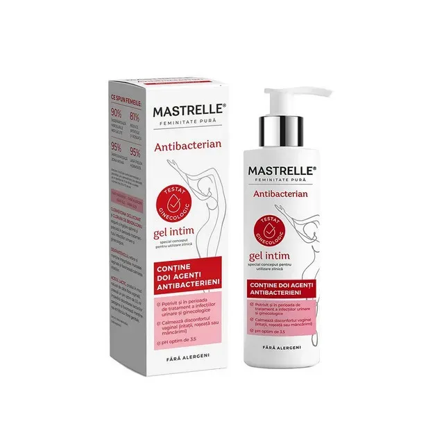 Gel intim antibacterian Mastrelle, 200 ml