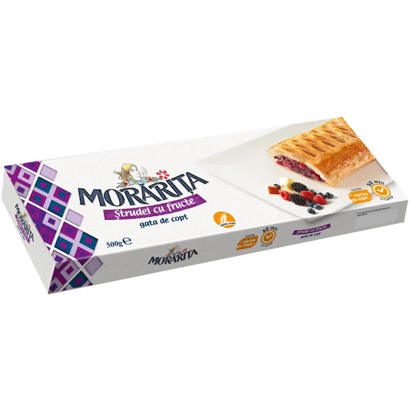 Strudel cu fructe de padure Morarita, 500 g