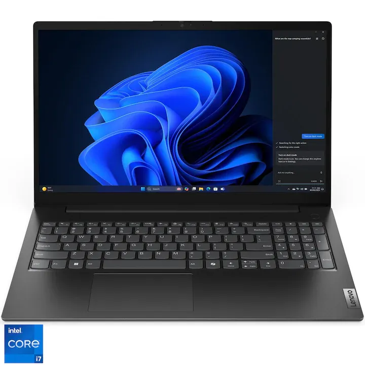 Lenovo V15 G5 cu procesor Intel® Core™ i7-13620H pana la 4.90 GHz, 15.6" Full HD, IPS, 32GB DDR5 RAM, 1TB SSD, Intel® UHD, Graphics, Windows® 11 Pro, Business Black, 3y on-site Premium Care