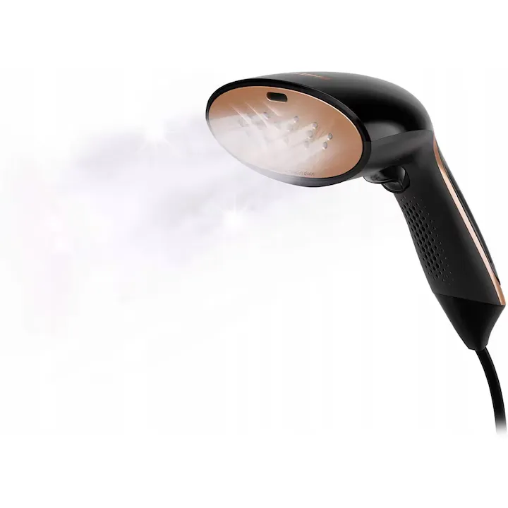 Steamer manual pentru imbracaminte PHILIPS GC365/80, 1300W, abur continuu 24g/min, rezervor detasabil 70ml, compact