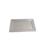 Platou servire Actuel, portelan, 30 x 17 x 2 cm, alb