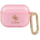 Guess GUAPUCG4GP AirPods Pro cover pink/pink Glitter Collection