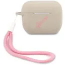 Guess GUACAPLSVSGP AirPods Pro cover gray pink/grey pink Silicone Vintage